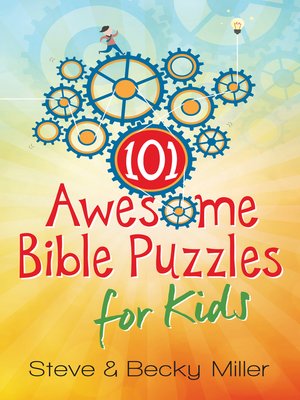 cover image of 101 Awesome Bible Puzzles for Kids